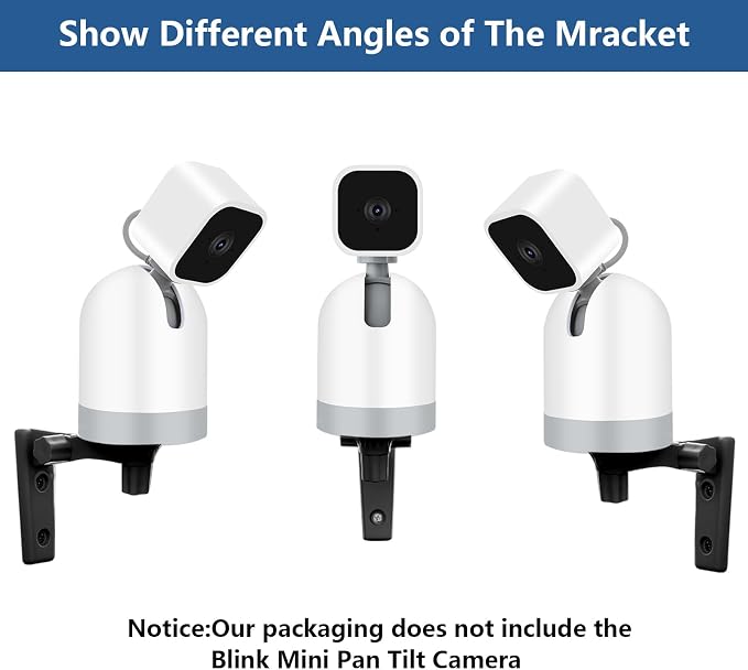Wall Mount Compatible with Blink Mini Pan-Tilt Camera WYZE Cam Pan V3 Ceiling - Image 7