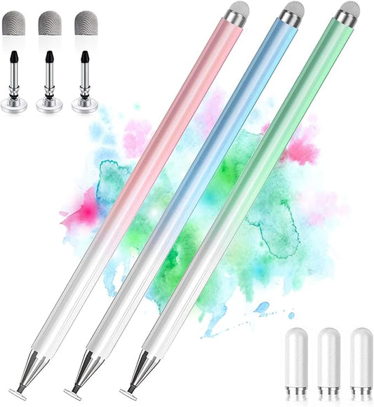 Stylus Pens for Touch Screens, 2 in 1 High Precision Universal Stylus Pen for by AmberVec