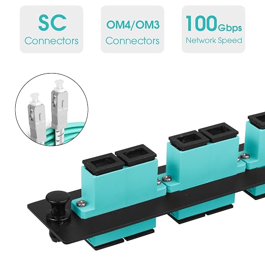 3 Duplex SC/OM3 Fiber Patch Panel - Image 2