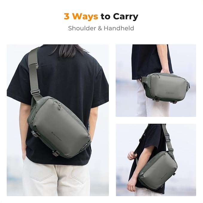 K&F CONCEPT Camera Sling Bag Crossbody Bag Waterproof Camera Shoulder Backpack - Image 6
