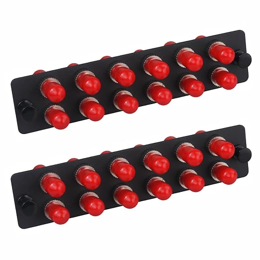 2-Pack 12 Simplex ST Fiber Patch Panel by Duogaliaopticalfiberproduct