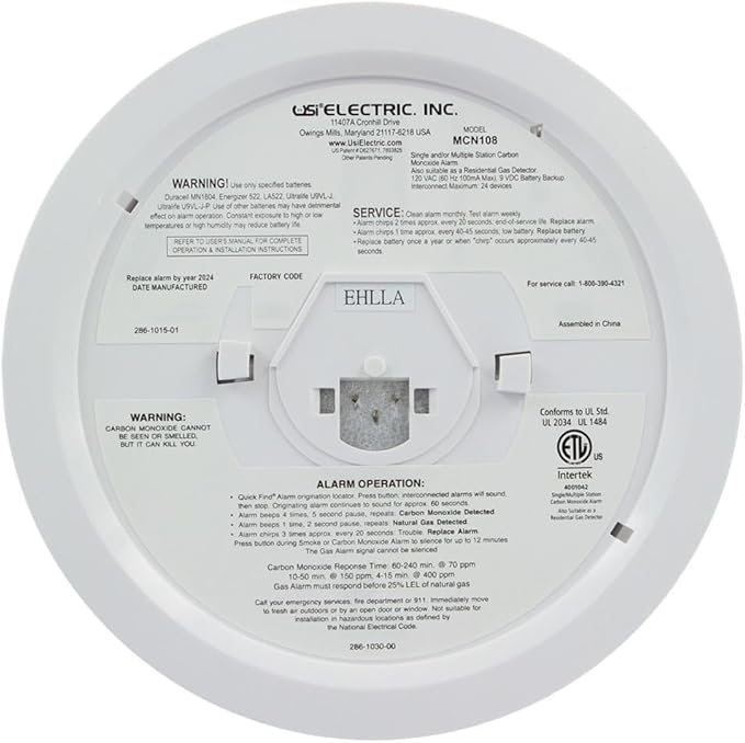 Natural Gas and Carbon Monoxide Detector - Image 4