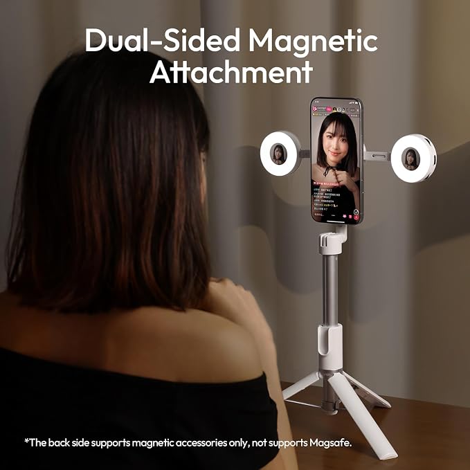 ULANZI ML05 Phone Light, Dual-Sided Magnetic Cell Phone Selfie Lights - Image 6