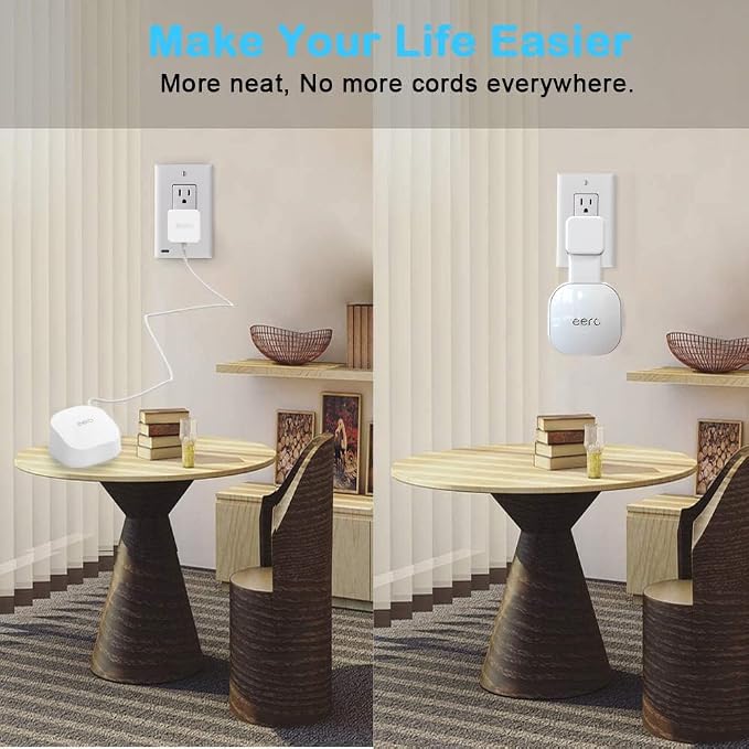 Outlet Wall Mount Only for eero 6 & 6+ mesh Wi-Fi System, No Messy Wires & - Image 4