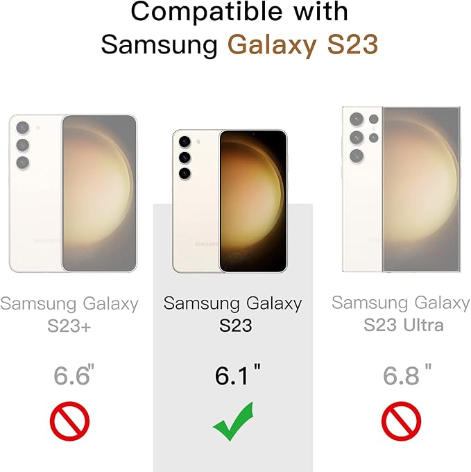 JETech Screen Protector for Samsung Galaxy S23 5G 6.1-Inch - Image 3