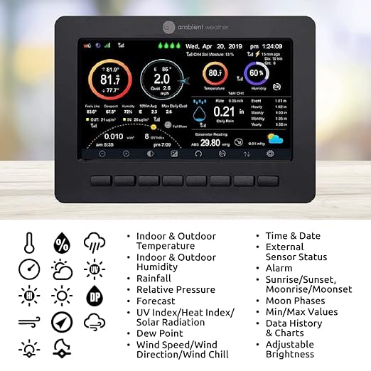 Ambient Weather WS-4000 Solar Powered UltraSonic Wi-Fi Weather Station - Image 4