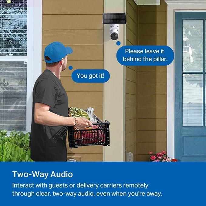 Tapo SolarCam 1080p Outdoor Wireless Security Camera, Battery Power - Image 8