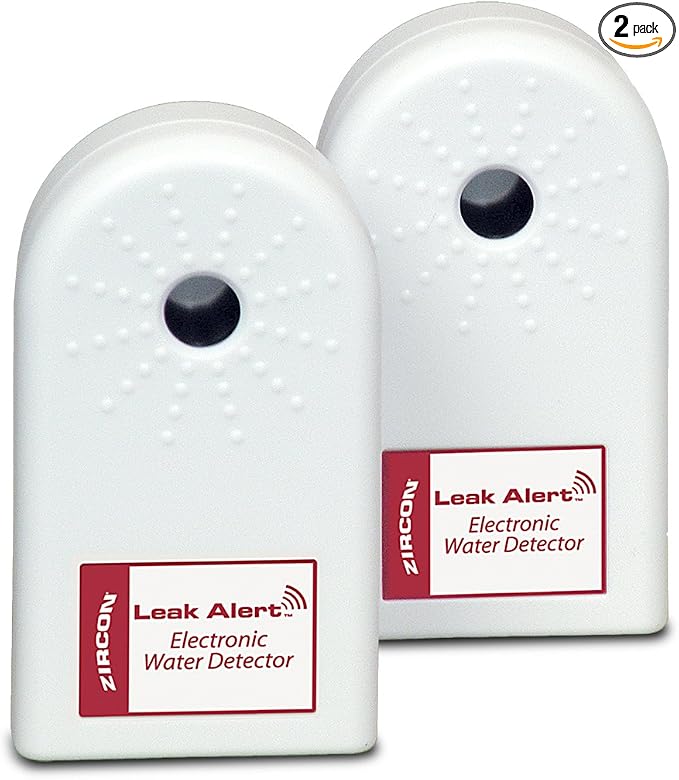 Zircon Leak Alert Electronic Water Detectors Bonus Pack, Batteries Not Included by Zircon