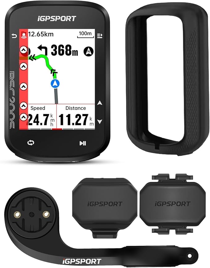 iGPSPORT BSC200S GPS Bike Computer, Wireless Route Navigation 2.4'' Screen by iGPSPORT