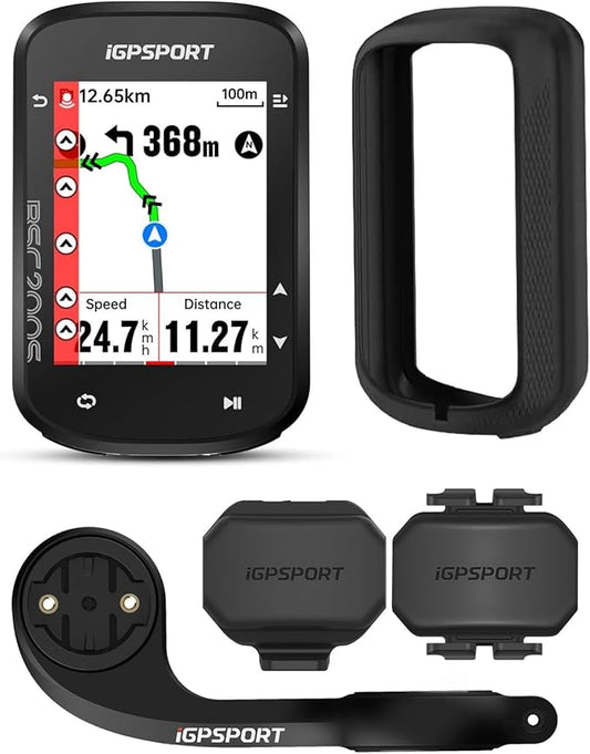 iGPSPORT BSC200S GPS Bike Computer, Wireless Route Navigation 2.4'' Screen by iGPSPORT