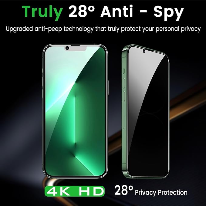 Romkasi 3 Pack Privacy Screen Protector - Image 4