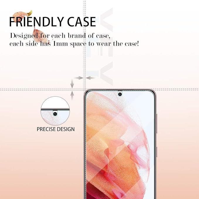 Galaxy S21 Plus HD Clear Tempered Glass Screen Protector + Camera Lens - Image 5
