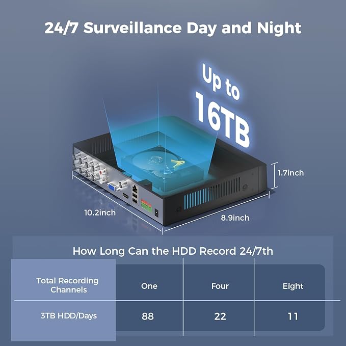 Hiseeu 4K Wired Security Camera System - Image 7