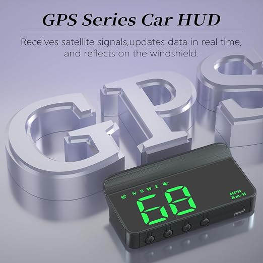AZIJYV Heads Up Display for Cars, Windshield Speedometer Projector M1Green - Image 4