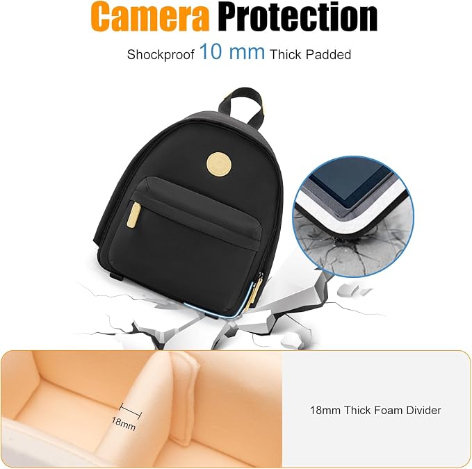 Cwatcun Camera Backpack Bag Small - Image 6