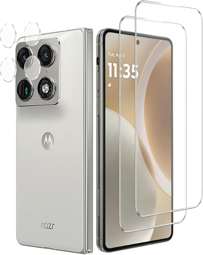 for Motorola Moto Razr Fold Screen Protector Tempered Glass by GLBLAUCK