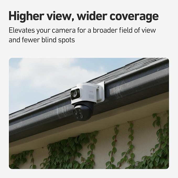 Holicfun Gutter Mount for Eufy PoE Bullet-PTZ Cam S4 and eufyCam S4 | Sturdy - Image 3