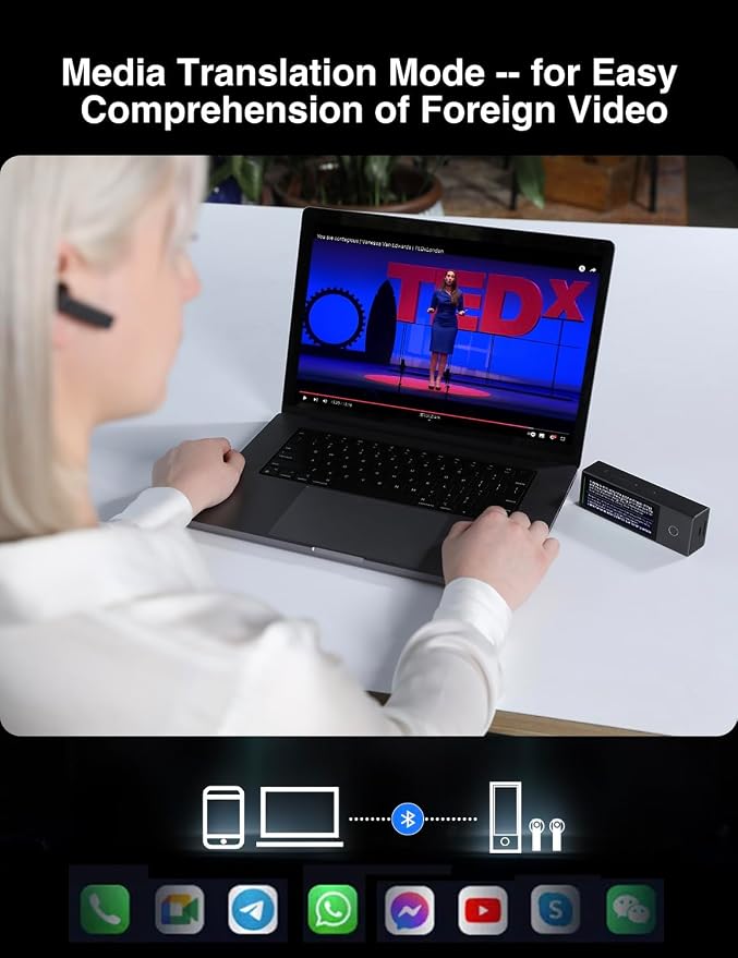 Timekettle X1 AI Interpreter Hub — 40-Language, Two-Way Translation Device - Image 6