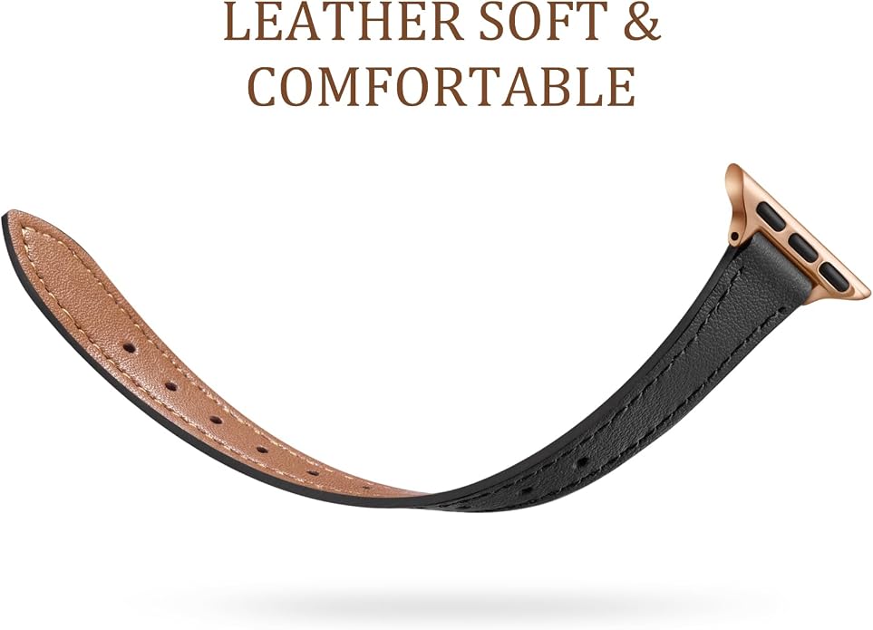 Charlam Slim Leather Band Compatible - Image 3