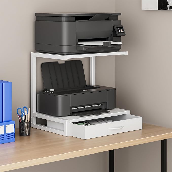 YAOHUOO 2-Tier Desktop Printer Stand by YAOHUOO