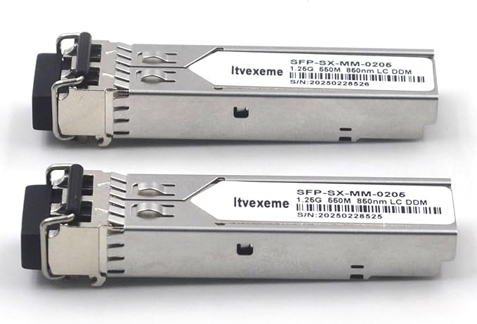 10 Pack 1.25G Multimode SFP LC Module, 1000Base-SX Gigabit Fiber Transceiver - Image 7
