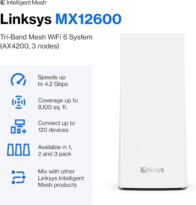 Linksys Mesh WiFi 6 Velop T - Image 2