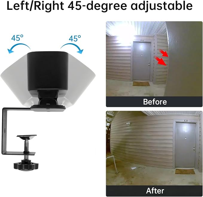 Adjustable Angle Doorbell Mount kit No Drill Compatible - Image 3