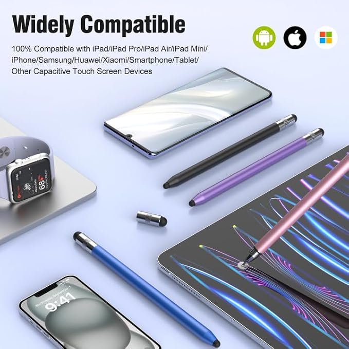 MEKO 3 in 1 Stylus Pens for Touch Screens, High Sensitivity & Precision - Image 6