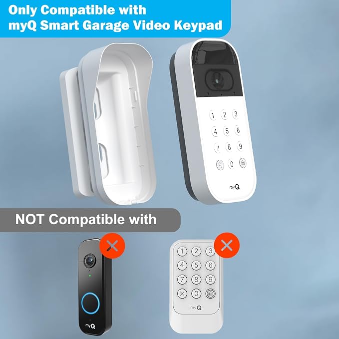 Swivel Mount for myQ Smart Garage Video Keypad, Angle Adjustable Degree - Image 2