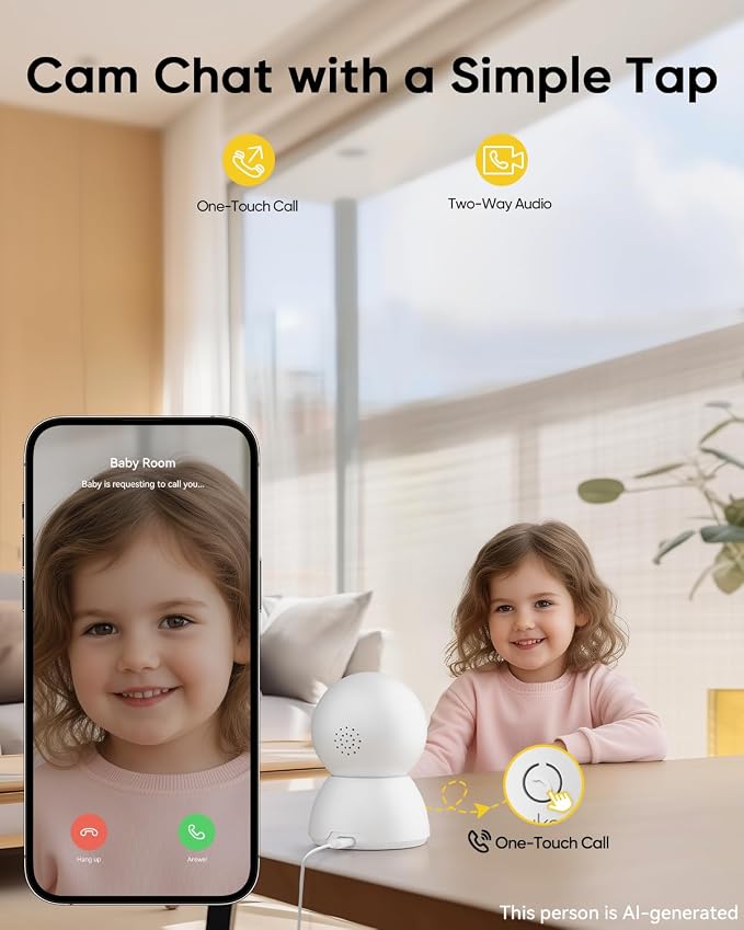 BoyKeep 2K Cameras for Home Security, Pet Camera Indoor - Image 5
