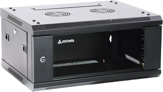AEONS 4U Professional Wall Mount Network Server Cabinet Enclosure 19-Inch by AEONS