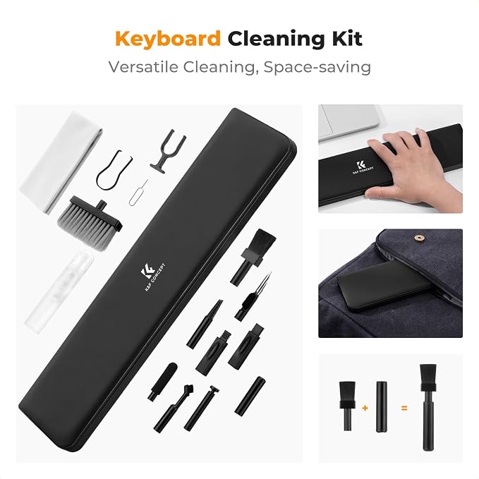 K&F Concept Multi Functional Keyboard Cleaning Kit · Keyboard Arm Wrist Rest - Image 3
