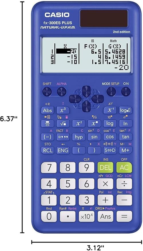 Casio fx-300ES Plus 2nd Edition – Standard Scientific Calculator | 262 Functions - Image 12