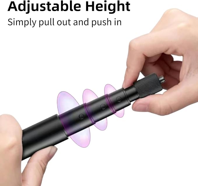 Golf Monopod Selfie Stick with Ground Spike Stake, Golf Swing Analyzer Phone - Image 3