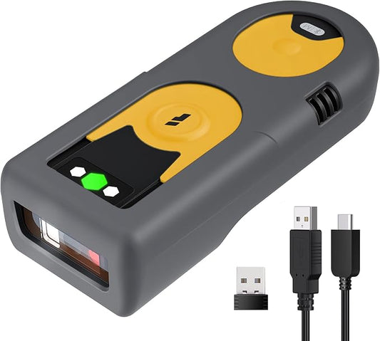 Inateck 2D Bluetooth Scanner, Mini and Portable, Support Barcodes on Screen by Inateck