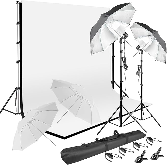 HYJ-INC Photography Umbrella Lighting Kit by HYJ-INC