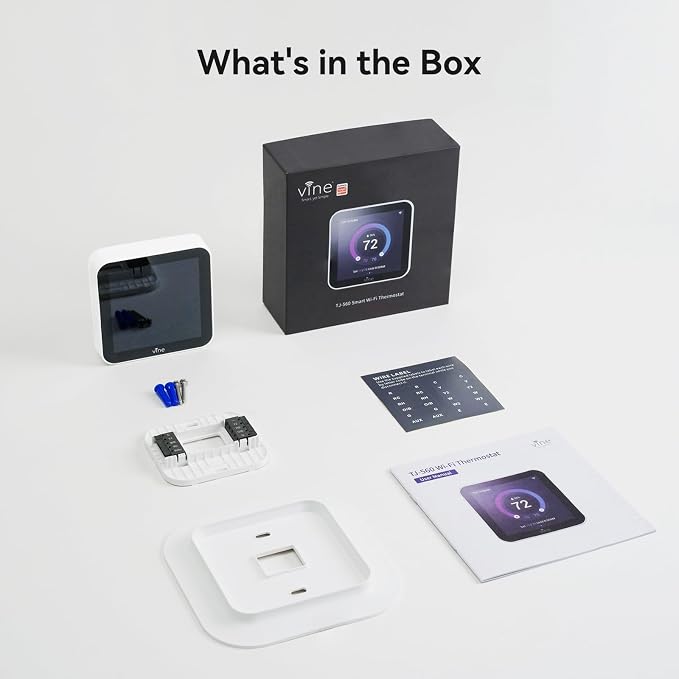 vine Smart Thermostat Larger Color Screen Thermostats - Image 8