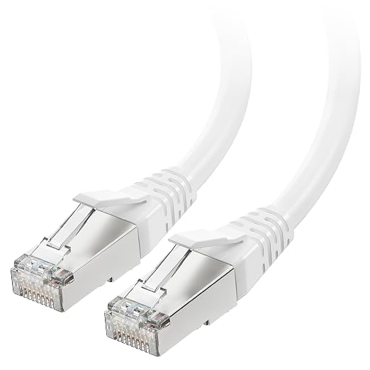 Cable Matters 40Gbps Long Shielded Cat 8 Ethernet Cable - 50ft by CableMatters