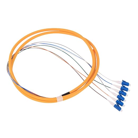 1.5m LC Fiber Pigtail, 6 Color-Coded SingleMode 9/125 LC-UPC Fiber Optic Patch by ProfessionalFiberNetworkDevicemanufacturer