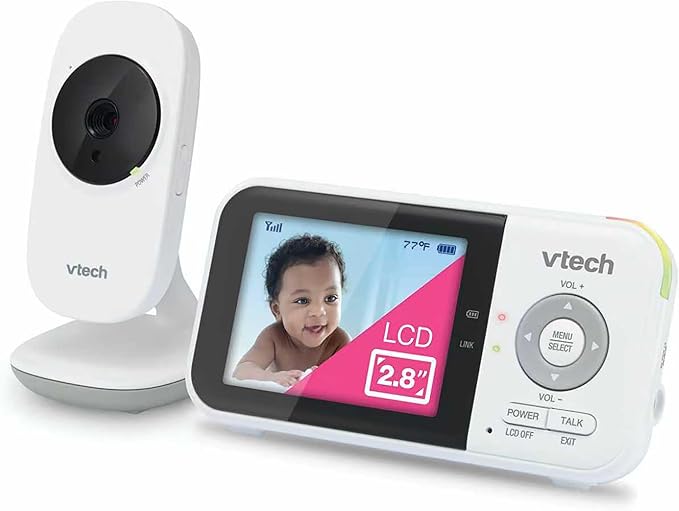 VTech Baby Monitor No WiFi – 19Hr Video Battery, 1000ft Range, Night Vision by VTechBabyMonitors