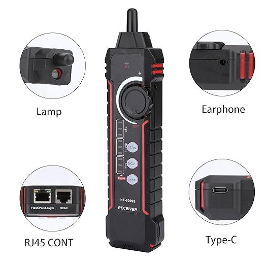 NF‑8209S Network Cable Tester – Upgrade LAN Network Cable, Ethernet Cable Tester - Image 4