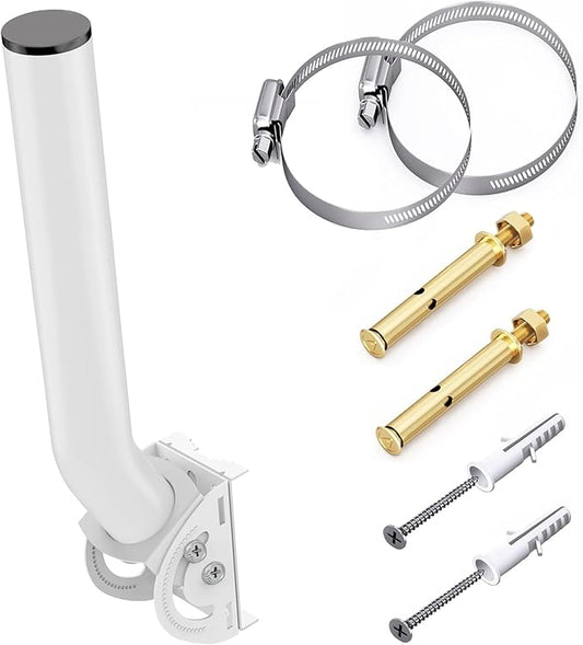 Antenna Mount for Wireless Bridge, 160° Angle Adjustable, 1.38 in OD, for by eoqo