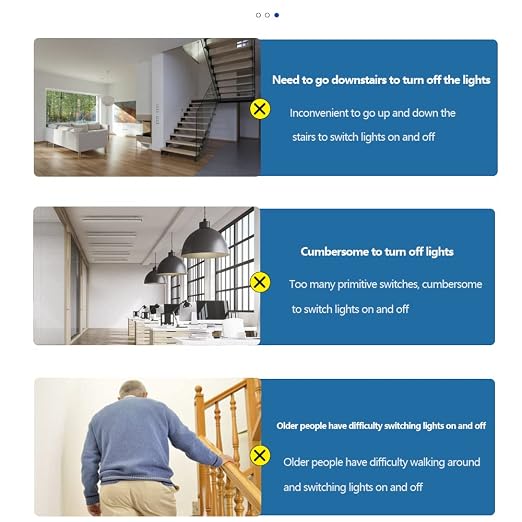 QIACHIP Remote Control Light Socket E26 E27 Bulb Socket Adapter, ZigBee Smart - Image 6