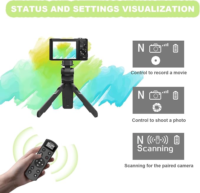 Remote Control for Nikon Camera, USB-C Rechargeable Wireless Shutter Release - Image 3