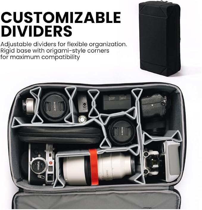 NANUK N-Cubik 13L Camera Bag Insert– Large Water-Resistant Cube – Shockproof - Image 2