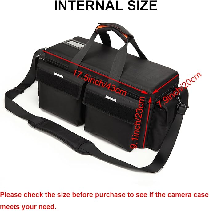 Large Camera Shoulder Bag, Pressure proof &Waterproof DSLR SLR Mirrorless - Image 3