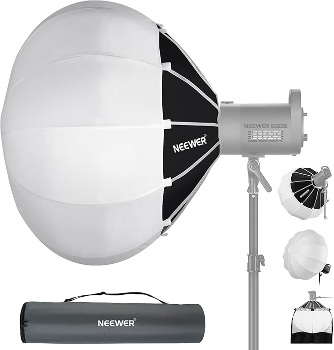 NEEWER 35"/90cm Lantern Softbox One Step Quick Release, 360° Light Diffuser by Neewer