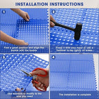 Drydiet 24 Pack Drainage Tiles Modular Interlocking Floor Tiles - Image 3