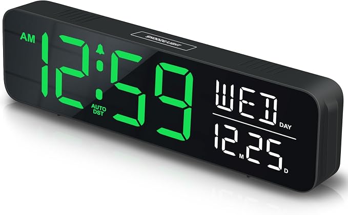 Peakeep Large Display Digital Alarm Clock by PEAKEEP