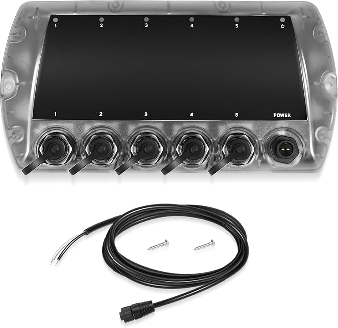 5 Port Ethernet Switch Replace for Humminbird 411850-1 AS ETH 5PGL, Marine by usvehj